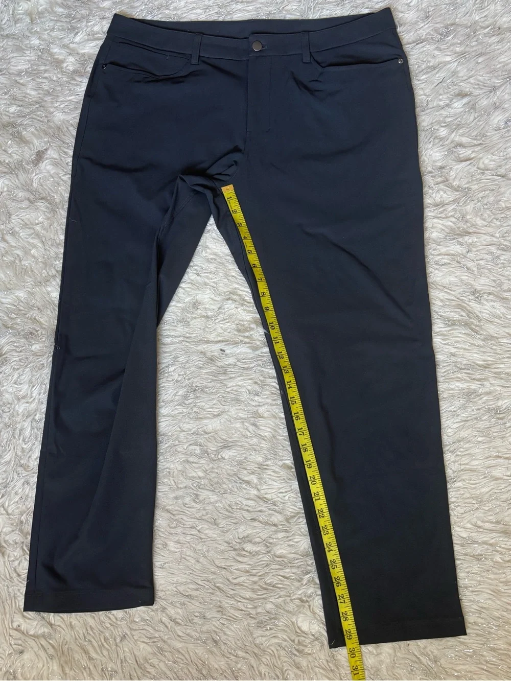Lululemon Athletica True Navy Classic Fit Warpstreme Pants Size 38